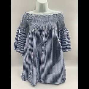 3 for $30 Deal! Zara blue and white top